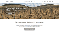 Desktop Screenshot of ansoniawines.com