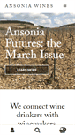 Mobile Screenshot of ansoniawines.com